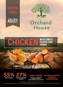 Grain Free Chicken Sweet Potato & Herbs - Small Breed - Adult